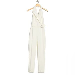 NWT Reiss Belinda Belted Waist Tux Jumpsuit - US 10
